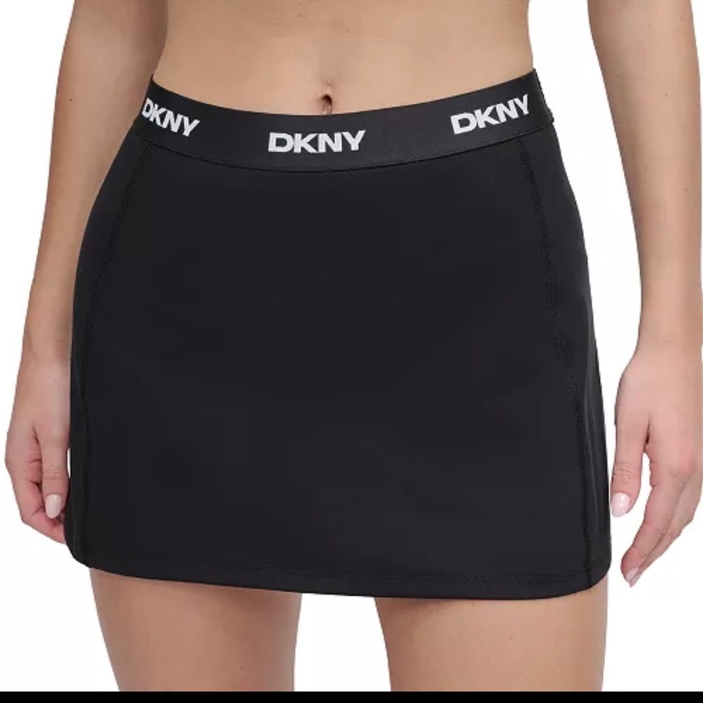DKNY Black Sport Skirt with Branded Tag